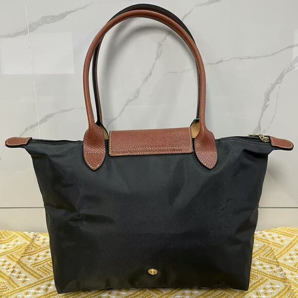 NWT Classic Longchamp black medium tote bag - Picture 2 of 11